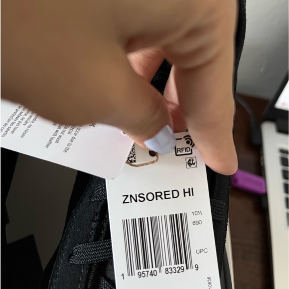 NWT Adidas Znsored Hi Sneakers - Black - Skate-Style - Various Sizes - GZ2292 - Picture 10 of 10